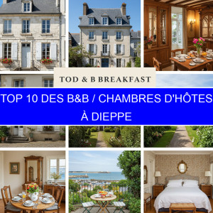 Top 7 des B&B / Chambres d'hôtes à Dieppe
