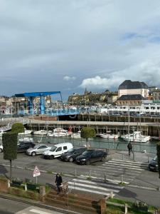 Vue sur port & pont Ango 5 personnes centre ville à Dieppe
