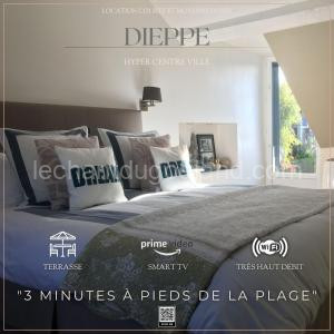 DUPLEX 52m2 hyper centre, petite TERRASSE exposée Sud à Dieppe