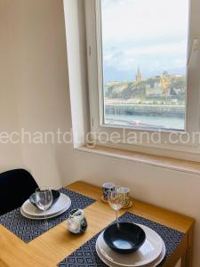 La Belle Vue Appartement 2 personnes Vue port à Dieppe