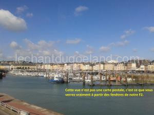 Le petit fort, vue magnifique vue sur le port et la mer à Dieppe