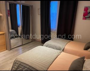 Chambre julia lits séparés à Dieppe